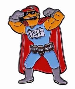 The Simpsons 'Super Duff Homer' Enamel Pin