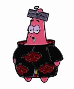 SpongeBob Squarepants Patrick x Naruto Akatsuki' Enamel Pin - Image 5