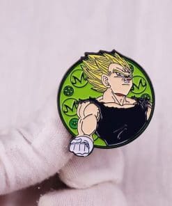 Alternative view of Dragon Ball Z 'Vegeta Saiyan' Enamel Pin