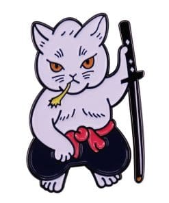 Animal Warrior 'Samurai Cat' Enamel Pin