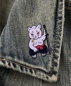Animal Warrior 'Samurai Cat' Enamel Pin - Image 3