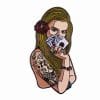 Tattooed Girl 'Play Card' Enamel Pin