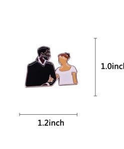 Bridgerton 'Adorable Simon and Daphne' Enamel Pin - Image 7