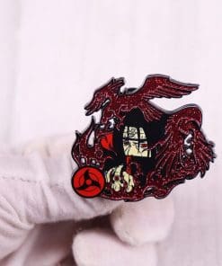 Alternative view of Naruto 'Itachi Uchiha | Crow Summon' Enamel Pin