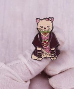 Alternative view of Demon Slayer 'Nezuko x Inosuke' Enamel Pin