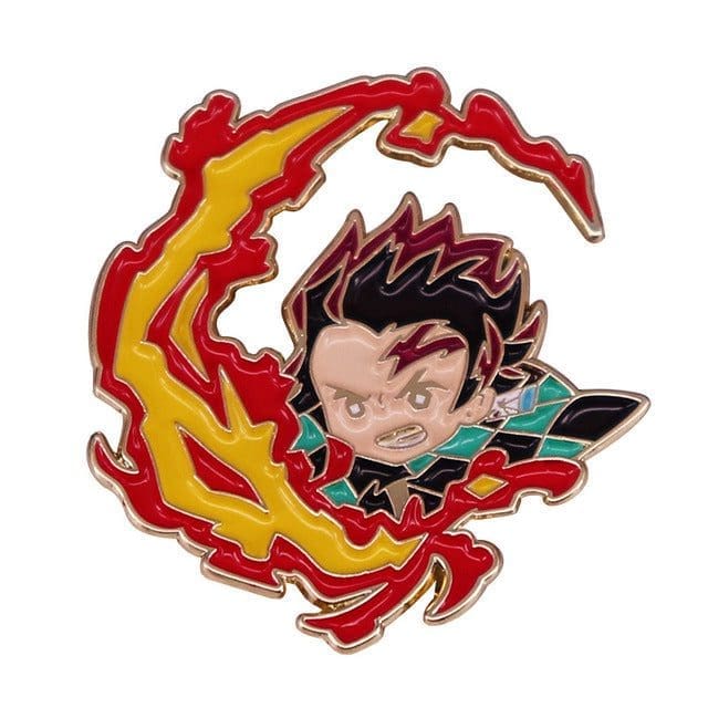 Demon Slayer 'Tanjiro | Dance of the Fire God' Enamel Pin