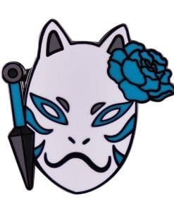 Alternative view of Naruto 'Kitsune Mask and Kunai' Enamel Pin