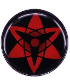 Alternative view of Naruto 'Sasuke's Eternal Mangekyou' Enamel Pin