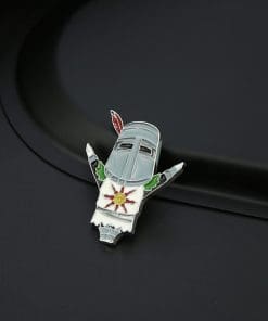 Alternative view of Dark Souls 'Solaire of Astora Chibi' Enamel Pin