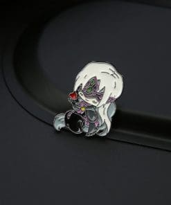 Alternative view of Dark Souls 'Fire Keeper' Enamel Pin