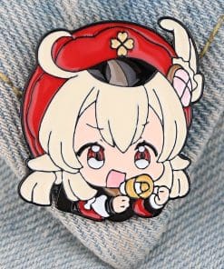 Alternative view of Genshin Impact 'Yelling Klee' Enamel Pin