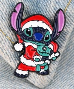 Alternative view of Lilo and Stitch 'Santa Stitch' Enamel Pin