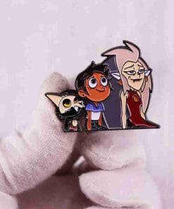 Alternative view of The Owl House 'Luz and Edalyn' Enamel Pin