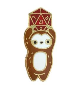 Dungeons & Dragons 'Sloth Hanging D20' Enamel Pin