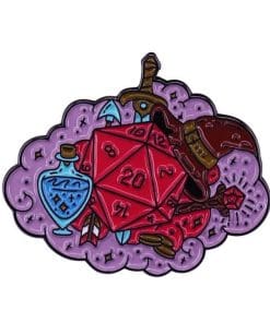 Dungeons & Dragons 'Witch Hat D20 and Potion' Enamel Pin