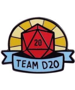 Dungeons & Dragons 'Team D20' Enamel Pin