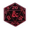 Dungeons & Dragons 'D20 Red Dice' Enamel Pin
