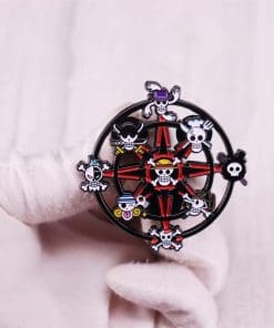 Alternative view of One Piece 'Skull Compass' Enamel Pin