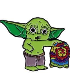 Baby Yoda 'Colorful Crochet' Enamel Pin