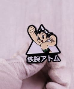 Alternative view of Astro Boy Enamel Pin