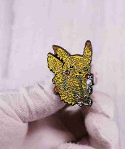 Alternative view of Pokemon 'Melted Pikachu' Enamel Pin