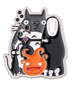 Classic Ghibli Characters Enamel Pin
