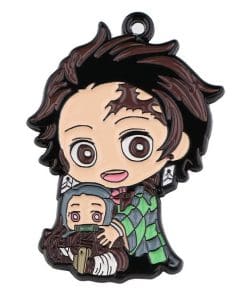 Demon Slayer 'Tanjiro and Nezuko Chibi' Enamel Pin