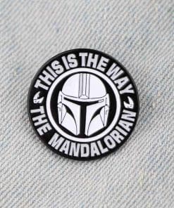Alternative view of The Mandalorian 'This is The Way' Enamel Pin