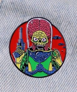 Alternative view of Mars Attacks! 'Alien' Enamel Pin