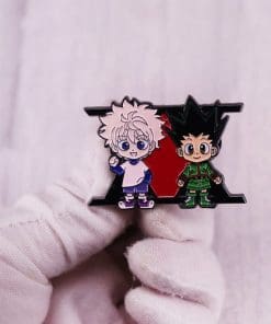 Alternative view of Hunter x Hunter 'Kilua and Gon Chibi | XX.' Enamel Pin