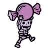 Candy Skeleton Chibi Enamel Pin