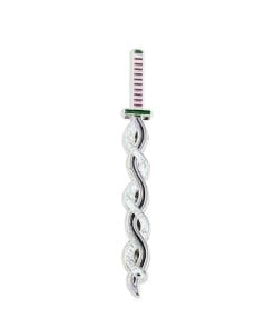 Demon Slayer 'Iguro Twisted Nichirin Katana' Enamel Pin