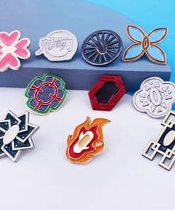 Alternative view of Demon Slayer 'Tanjiro Nichirin' Enamel Pin