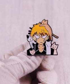 Alternative view of Fruit Basket 'Kyo Sohma Loves Cat' Enamel Pin