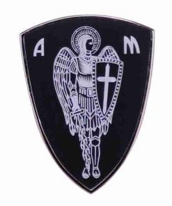 Saint Michael 'Archangel |Protect Us' Enamel Pin