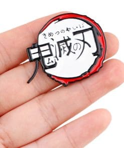 Alternative view of Demon Slayer: Kimetsu No Yaiba Emblem Enamel Pin