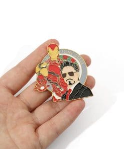 Alternative view of Iron Man 'Tony Stark' Enamel Pin