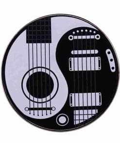 Yin Yang Electric Guitar Enamel Pin