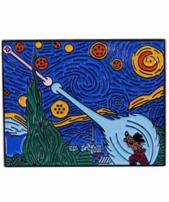 Van Gogh 'Starry Night x Dragon Ball Z | Goku' Enamel Pin