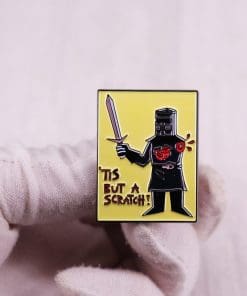 Alternative view of Black Knight 'Tis But A Scratch!' Enamel Pin
