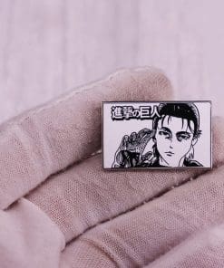 Alternative view of Attack On Titan 'Eren' Enamel Pin