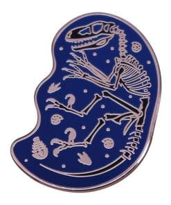 Dinosaur 'Egg Skeleton' Enamel Pin