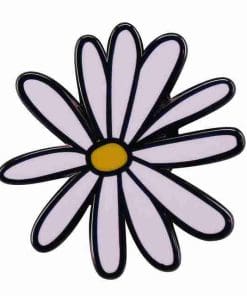 White Flower 'Shasta Daisy' Enamel Pin