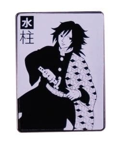 Alternative view of Demon Slayer 'Giyu Card' Enamel Pin