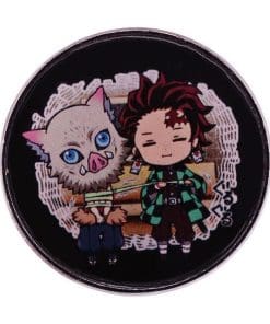 Demon Slayer 'Tanjiro Tied Hashibira' Enamel P in