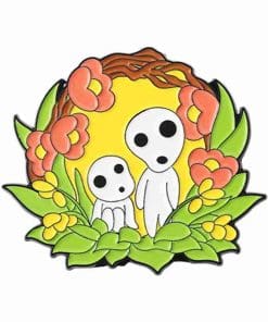 Princess Mononoke 'Kodama Flower Ring' Enamel Pin