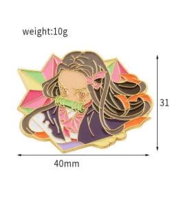 Alternative view of Demon Slayer 'Nezuko Star' Enamel Pin
