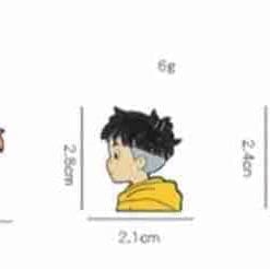Alternative view of Ponyo 'Sosuke' Enamel Pin