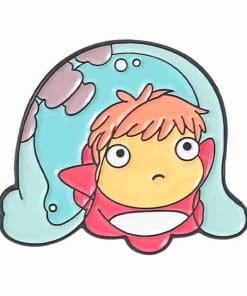 Ponyo 'Underwater Princess 2.0' Enamel Pin