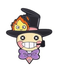 Howl's Moving Castle 'Turniphead and Calcifer Portrait' Enamel Pin